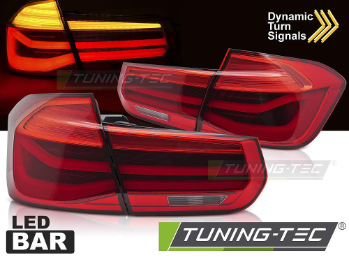 Zadní LED světla BMW F30 Sedan s dynamickým blikačem, červené provedení