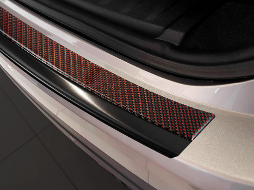Kryt prahu zadních dveří Jaguar F-Pace - grafit nerez-červený karbon