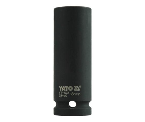 Nástavec 1/2" rázový šestihranný hluboký 18mm CrMo