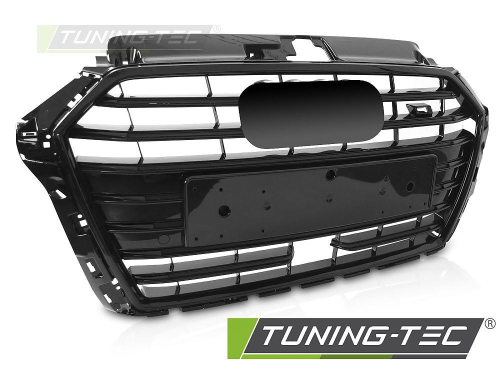 Přední maska Sport pro Audi A3 8V v černém lesku