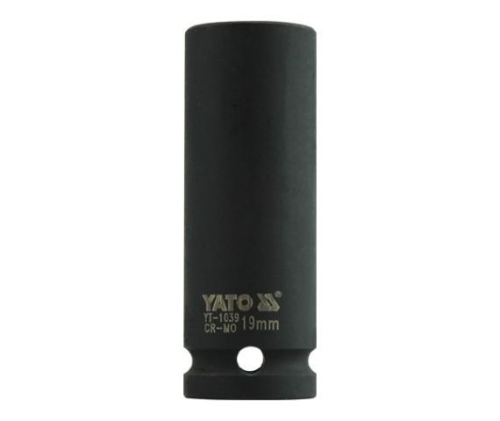 Nástavec 1/2" rázový šestihranný hluboký 19mm CrMo