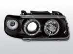 Přední světla černá Angel Eyes Volkswagen Polo 6N