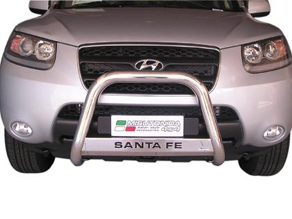 Nerezový přední ochranný rám Hyundai Santa-Fe II, 63mm