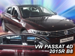 Deflektory-ofuky oken Volkswagen Passat B8 sedan + zadní