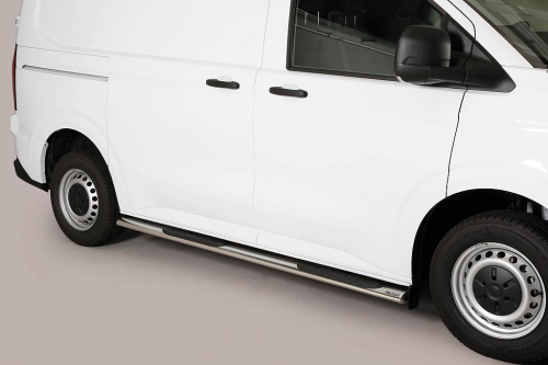 Nerez boční oválné nášlapy Volkswagen Transporter T7 L1