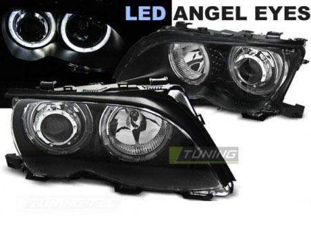 LED Angel Eyes přední světla BMW E46 sedan / touring