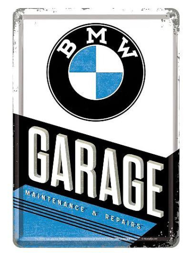 Retro pohlednice - BMW Garage 10x14,5cm