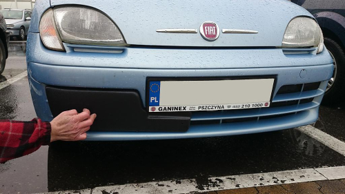 Zimní clona nárazníku Fiat Seicento (1100)