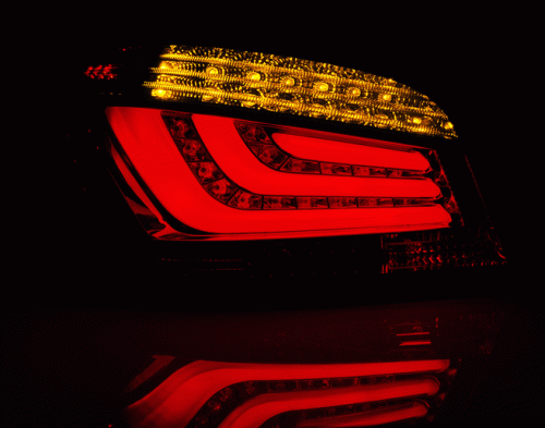 Zadní světla LED BAR BMW E60 červená/kouřová