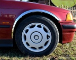 Chromové lemy blatníků BMW 3 (E36), 2-dvéř. cabrio