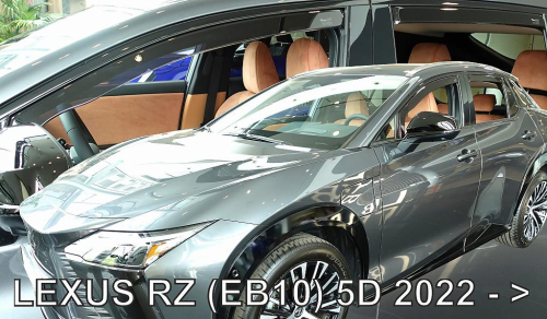 Deflektory-ofuky oken Lexus RZ EB10 + zadní