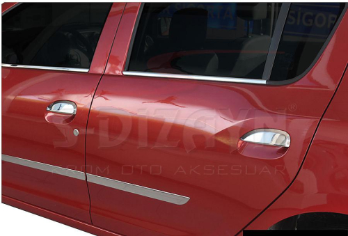 Nerez lišty spodní hrany oken dveří Dacia Sandero II