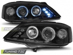 Přední světla černá Angel Eyes Opel Astra G
