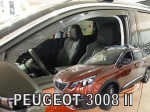 Deflektory-ofuky oken Peugeot 3008 - přední