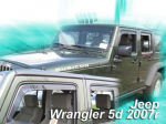 Deflektory-ofuky oken Jeep Wrangler