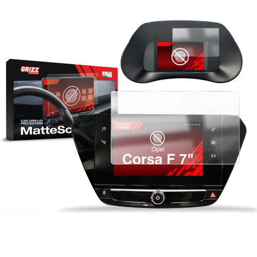 Matná folie na LCD display navigace Opel Corsa F