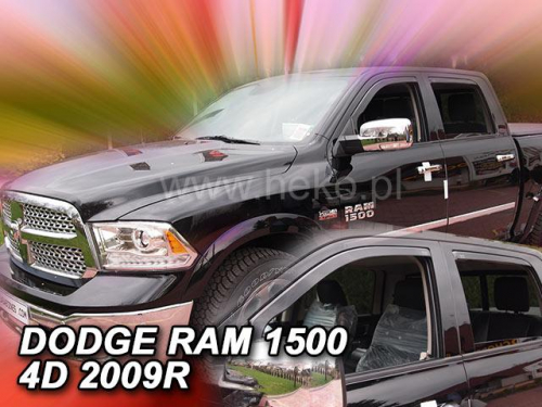 Deflektory-ofuky oken Dodge Ram IV 1500 + zadní