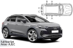 Sluneční clony CarShades Audi Q4 e-tron - 6 ks
