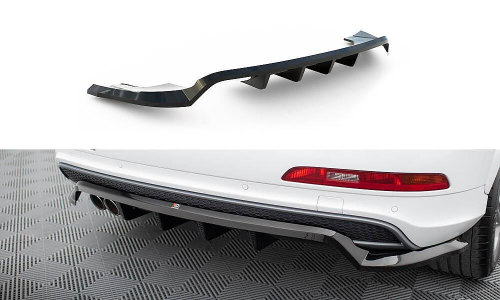 Zadní spoiler nárazníku s žebrováním pro Audi Q3 S-line 8U
