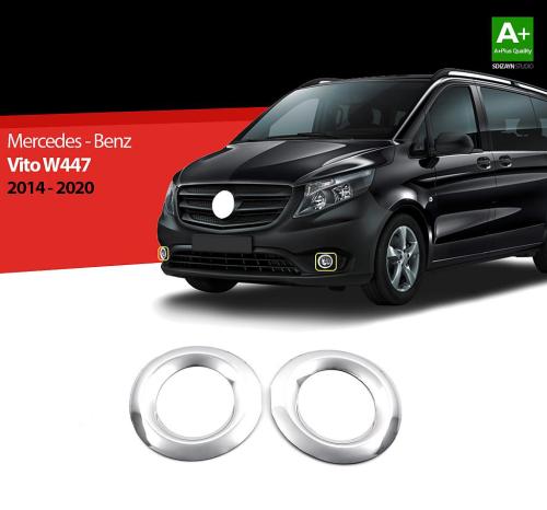 Nerez chrom rámečky předního nárazníku Mercedes Vito W447