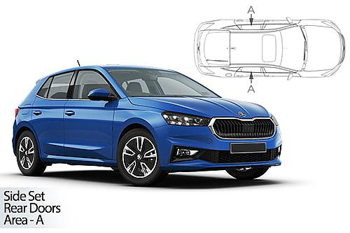 Sluneční clony CarShades Škoda Fabia 2 ks 