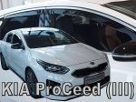 Deflektory-ofuky oken Kia Pro Cee´d 5D - přední+zadní