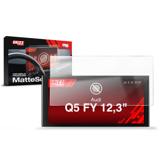 Matná folie na LCD display navigace Audi Q5 FY Android Radio 12,3"