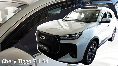 Deflektory-ofuky oken Chery Tiggo 7 + zadní