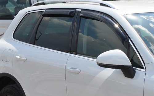 Deflektory - ofuky oken Volkswagen Touareg II - velké