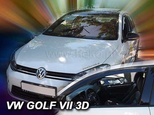 Deflektory-ofuky oken VW Golf VII přední