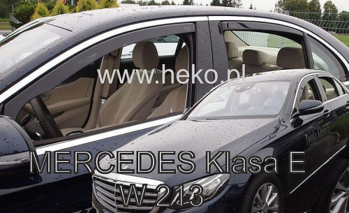 Deflektory-ofuky oken Mercedes E W213 přední + zadní