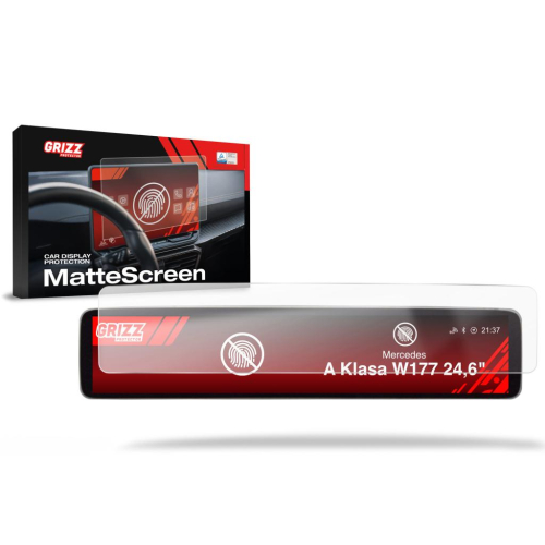 Matná folie na LCD display navigace Mercedes A Class W177