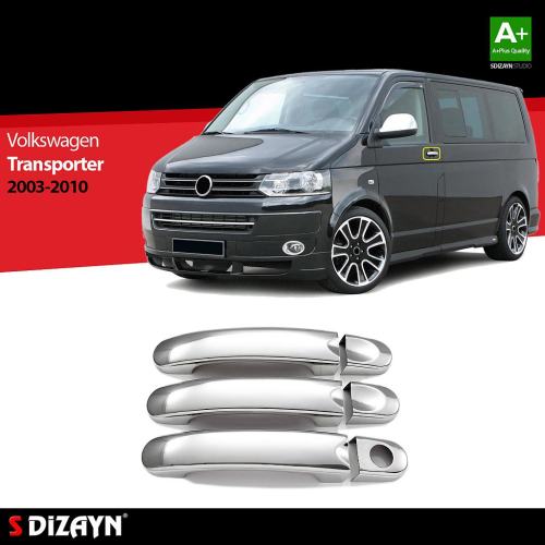 Nerez kryty klik Volkswagen Transporter T5 - 6 ks