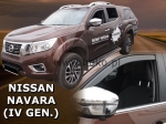 Deflektory-ofuky oken Nissan Navara