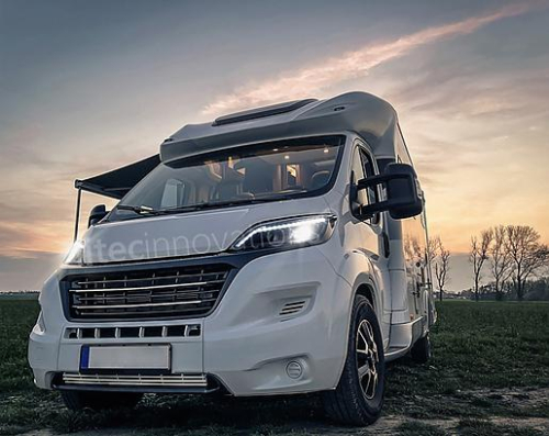 LED přední světla Peugeot Boxer III - černá