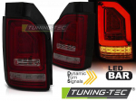 Zadní světla LED BAR SEQ VW T6 červená/kouřová (LED)