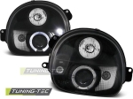 Přední světla černá Angel Eyes Renault Twingo