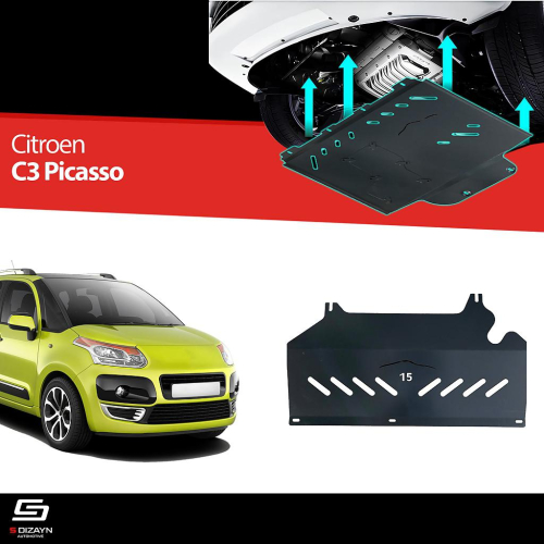 Ocelový kryt pod motor (2mm) Citroen C3 PICASSO