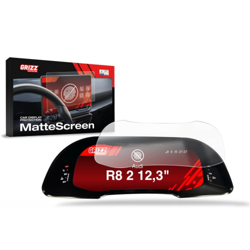 Matná folie na LCD display navigace Audi R8 2