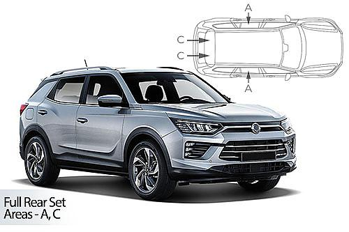 Sluneční clony CarShades Ssangyong Korando 5-dveř.
