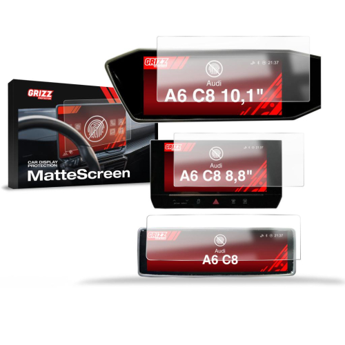 Matná folie na LCD display navigace Audi A6 C8
