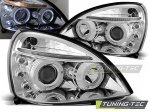 Přední světla s Angel Eyes a LED Renault Clio II