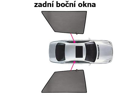 Sluneční clony CarShades ŠKODA Superb II, 4-dvéř. sedan
