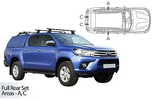 Sluneční clony CarShades Toyota Hilux