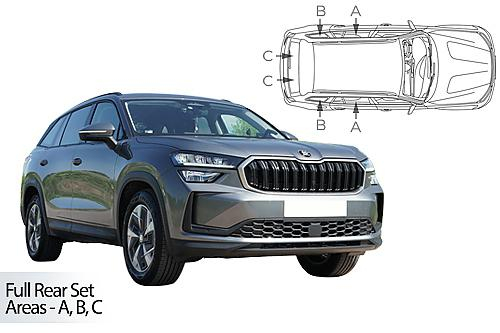 Sluneční clony CarShades Škoda Kodiaq, 5dvéř.