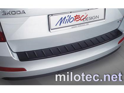 Plastový práh pátých dveří Škoda Octavia III Combi - černý lesklý "klavírlak"