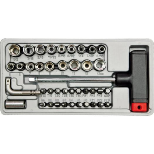 Šroubovák + bity 41 ks typ "T" CrV box