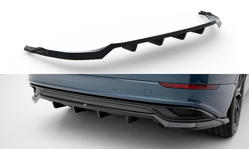 Zadní spoiler nárazníku s žebrováním pro Lexus RX Mk4 Facelift