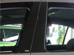Kryty dveřních sloupků Škoda Fabia I - černá metalíza