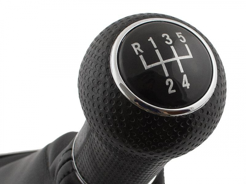 Řadící páka s manžetou Volkswagen Golf IV 5/6r, 12 mm <br>- černá